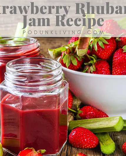 Strawberry Rhubarb Jam Recipe