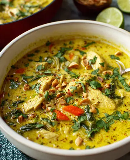 Creamy Coconut Curry Chicken Soup Recipe