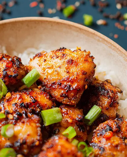 Crispy Air Fryer Salt and Pepper Chicken