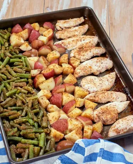Sheet Pan Chicken, Green Beans & Potatoes | American Diabetes Association