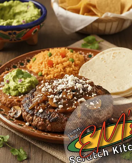 Salisbury Steak Encebollado