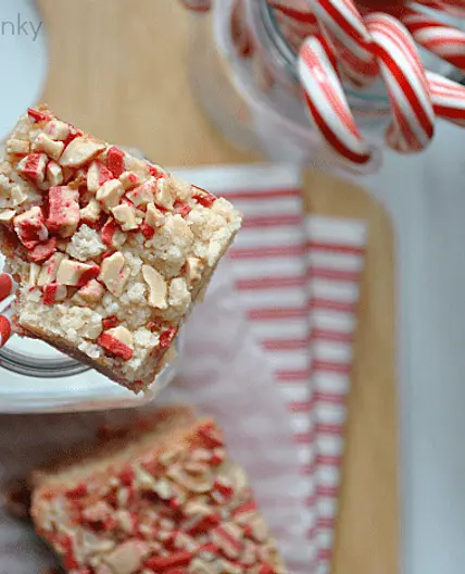 Peppermint Crumble Bars