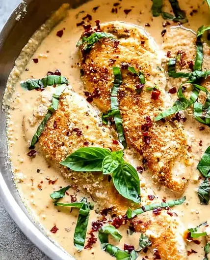 Parmesan Basil Chicken