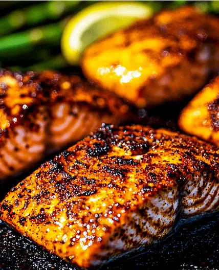 Blackstone Cajun Salmon (Campfire Style)
