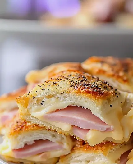 Ham and Cheese Sliders Recipe Easy Perfect for Parties