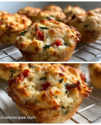 Pizza Muffins with Biscuit Dough