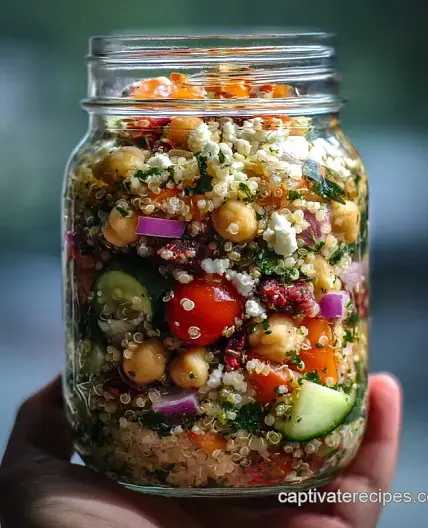 Healthy Mason Jar Salad Recipe