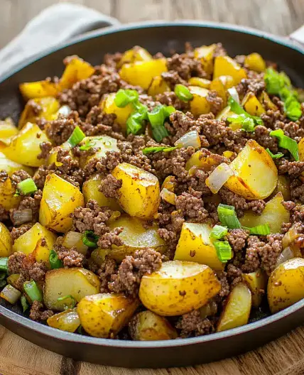 Ground Beef and Potato Skillet Easy Weeknight Dinner
