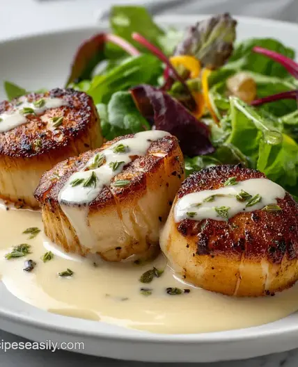 Cajun Cream Scallops: Velvety Spice Infused