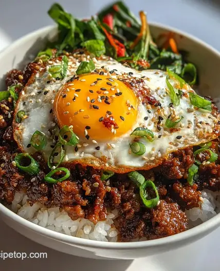 Quick Caramelized Beef Rice Bowls Recipe