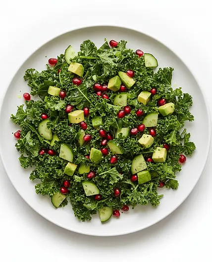 D'licious Kale Cucs' & 'Cado Salad