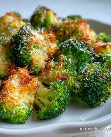 Air Fryer Garlic Parmesan Broccoli