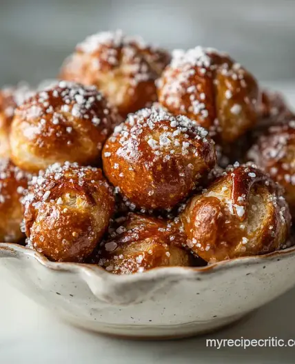 Christmas Pretzel Bites with Velvety Chocolate