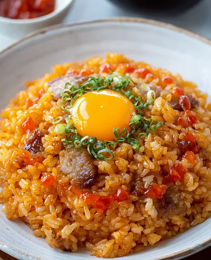 Japanese Ketchup Fried Rice Recipe