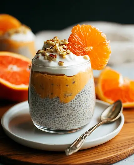 Dairy-Free Orange Cream Chia Pudding Recipe