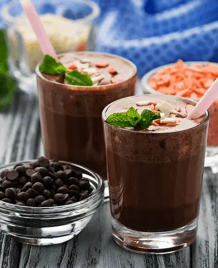 Keto Chocolate Mint Shake
