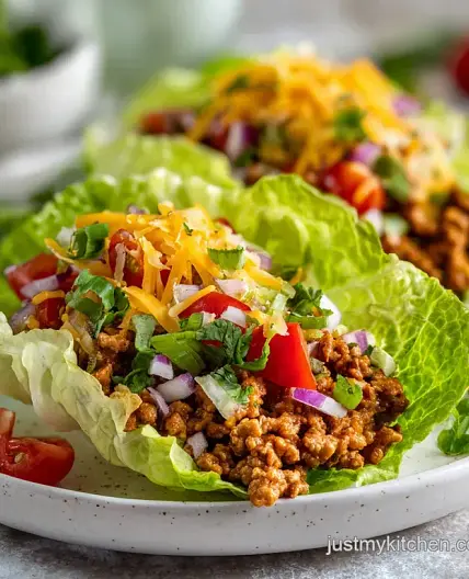 Turkey Taco Lettuce Wraps