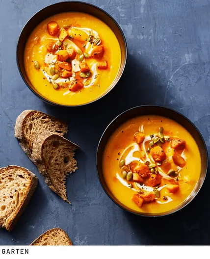 Air fryer butternut squash soup