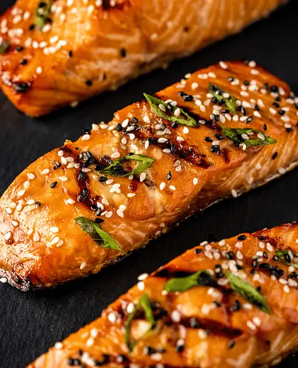 Grilled Teriyaki Salmon