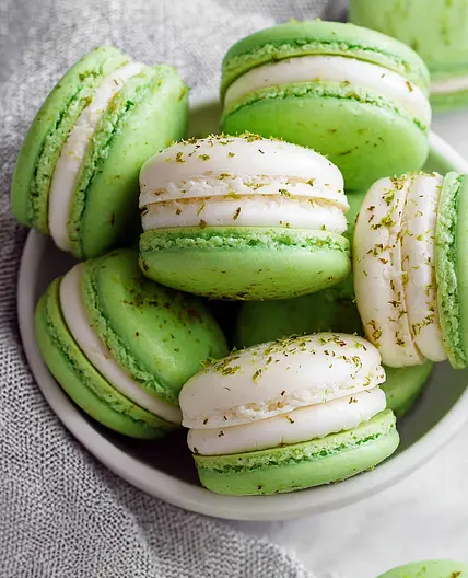 Coconut Lime Macarons Recipe