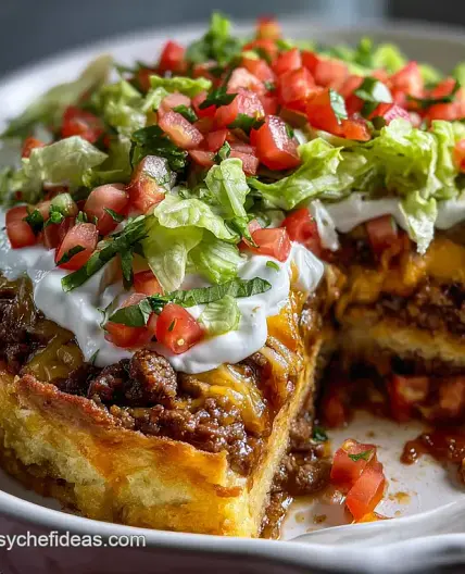 Taco Bake Recipe: Crispy & Savory Layers