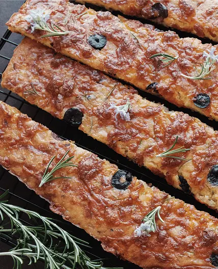 Keto Focaccia Bread Recipe ~ Savory Garlic & Rosemary