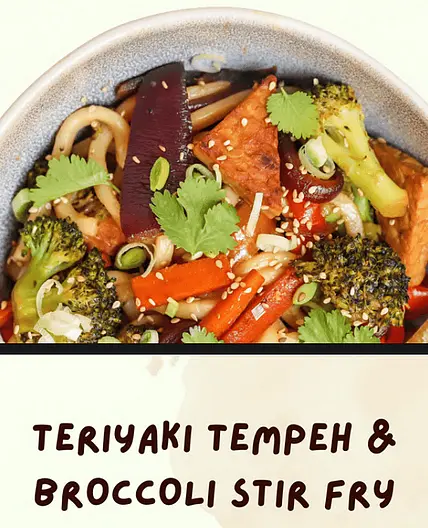 Teriyaki-Tempeh & Brokkoli-Pfanne