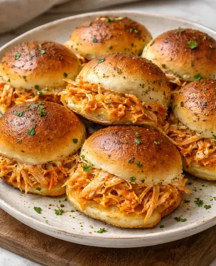 Spicy Buffalo Chicken Sliders