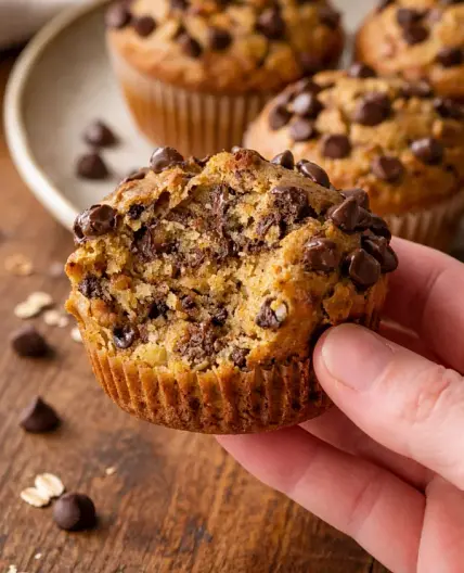 Healthy Peanut Butter Banana Muffins