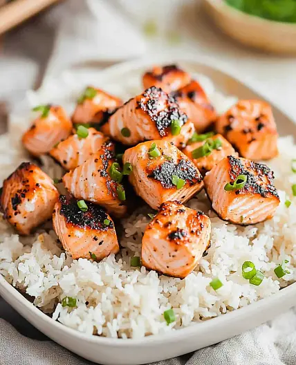 Air Fryer Salmon Bites Easy Quick Dinner for Busy Nights