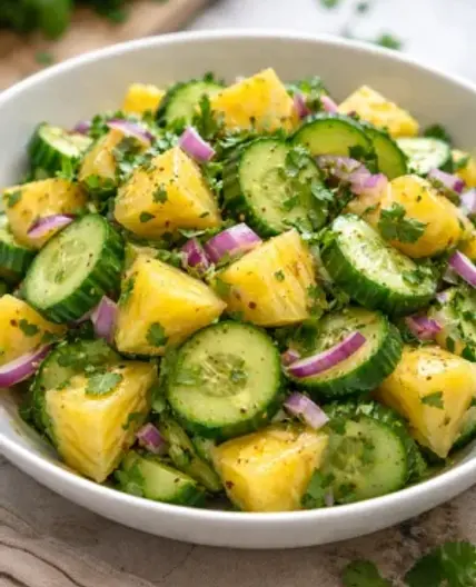 Pineapple Cucumber Salad