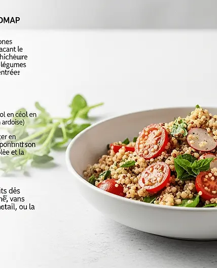 Taboulé de quinoa sans FODMAP