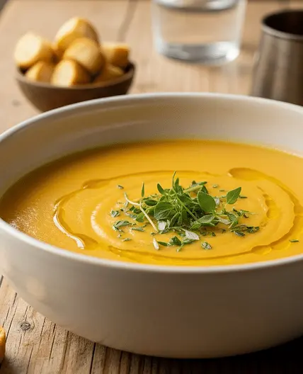 Velouté de légumes sans FODMAP, doux et savoureux