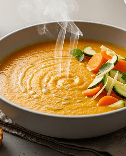Soupe de légumes sans FODMAP équilibrée et savoureuse