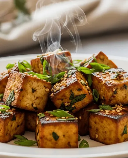 Tofu mariné sans FODMAP savoureux