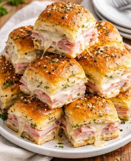Hot Ham and Cheese Sliders