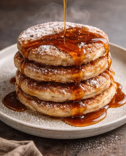Spanish Churro-Inspired Pancakes