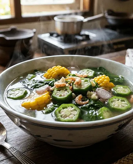 Luffa Gourds Clear Soup