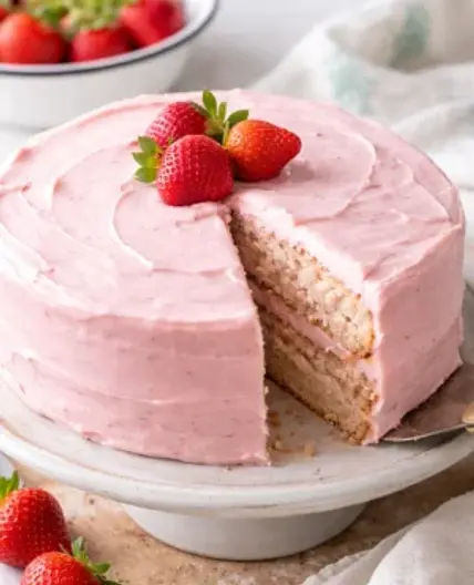 Fresh Strawberry Cake