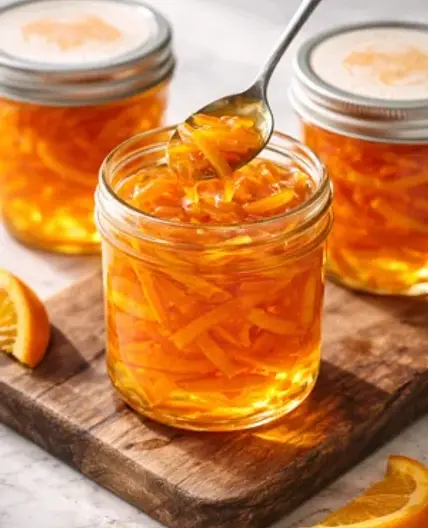 Candied Orange Peel in Syrup