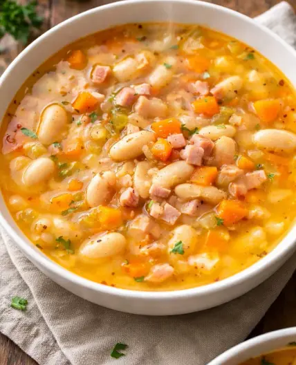 Easy Ham and Bean Soup
