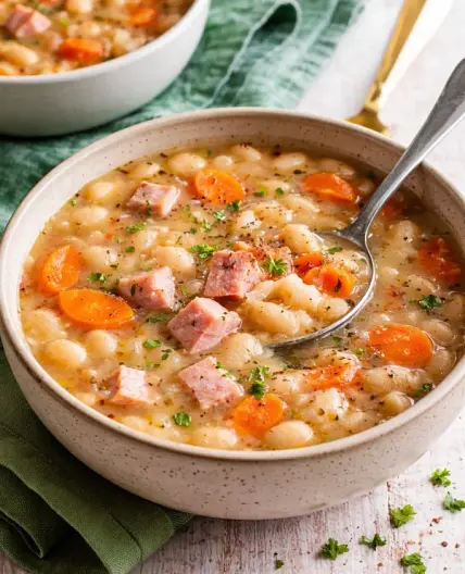 Easy Ham and Bean Soup