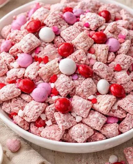 Valentine’s Day Muddy Buddies