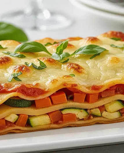 Lasagnes végétariennes sans FODMAP