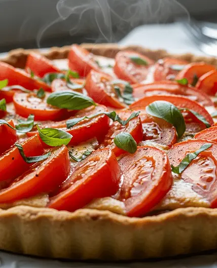 Tarte à la tomate sans FODMAP délicieuse et équilibrée