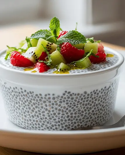 Chia pudding sans FODMAP léger et savoureux