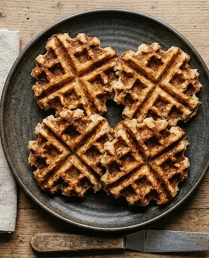 Gofres de Patata Machacada (Smashed Potato Waffles)