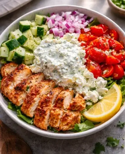 Greek Chicken Bowls