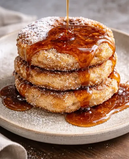Spanish Churro-Inspired Pancakes