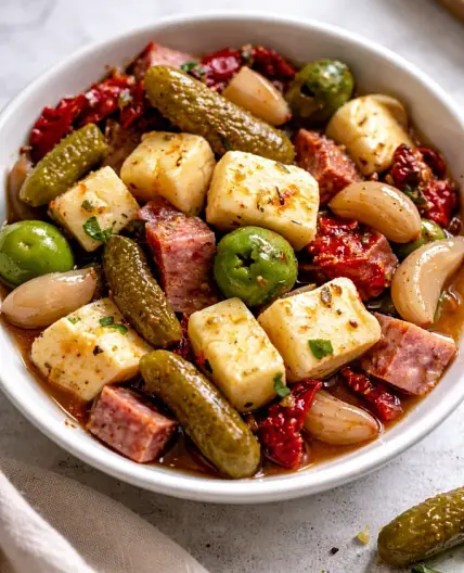 Easy Marinated Cheese Appetizer